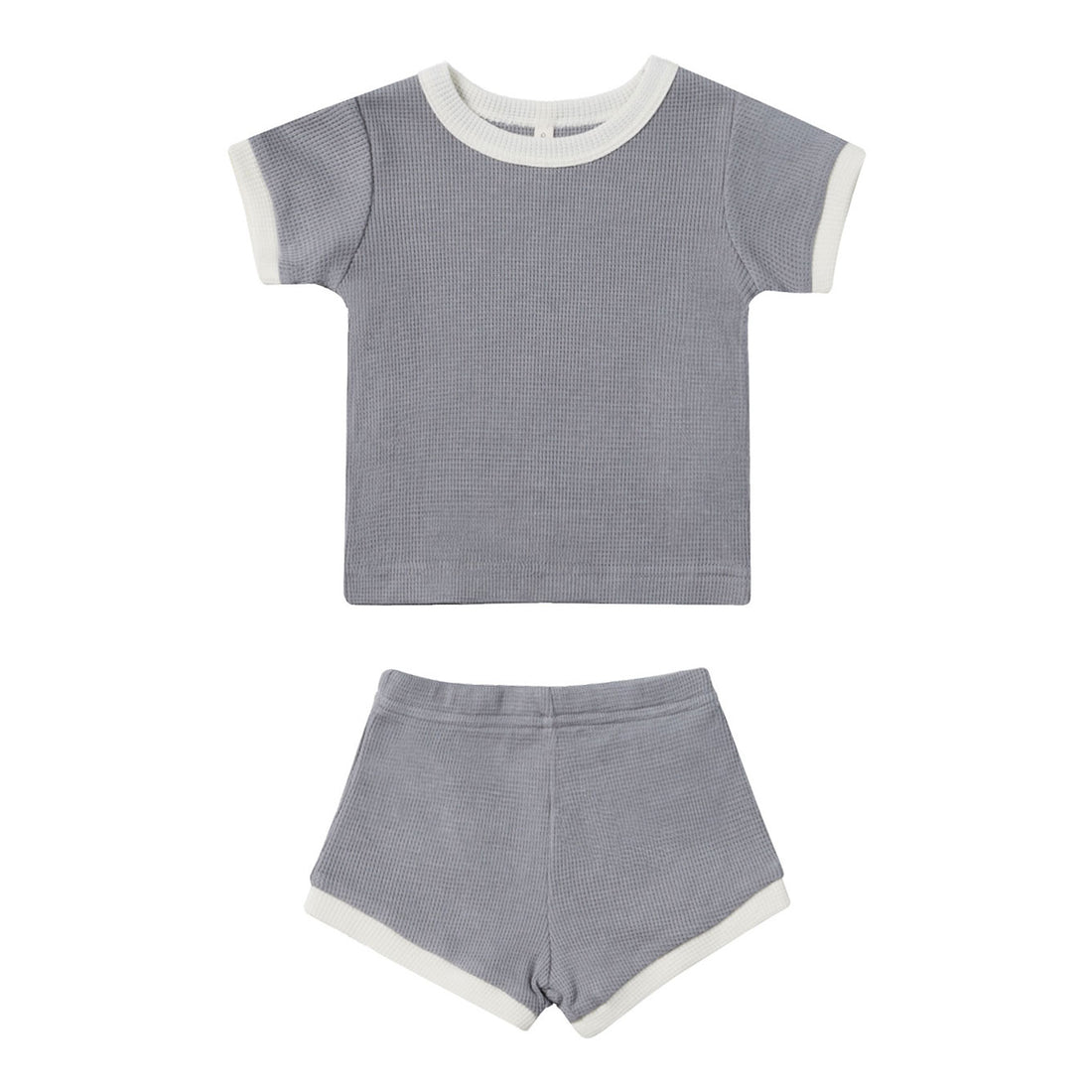 Quincy Mae Lagoon Waffle Shortie Set
