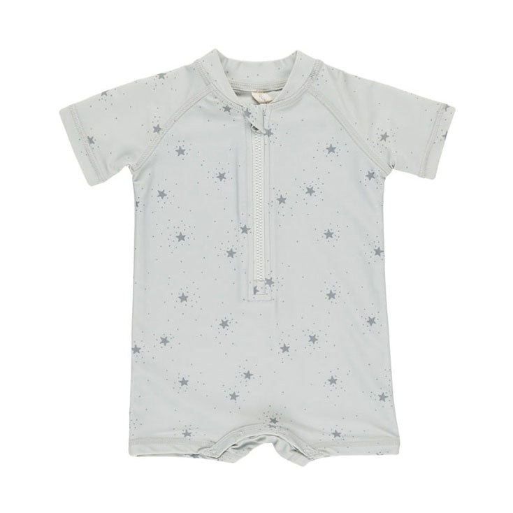 Quincy Mae Sky Twinkle Zip Rash Guard One-Piece