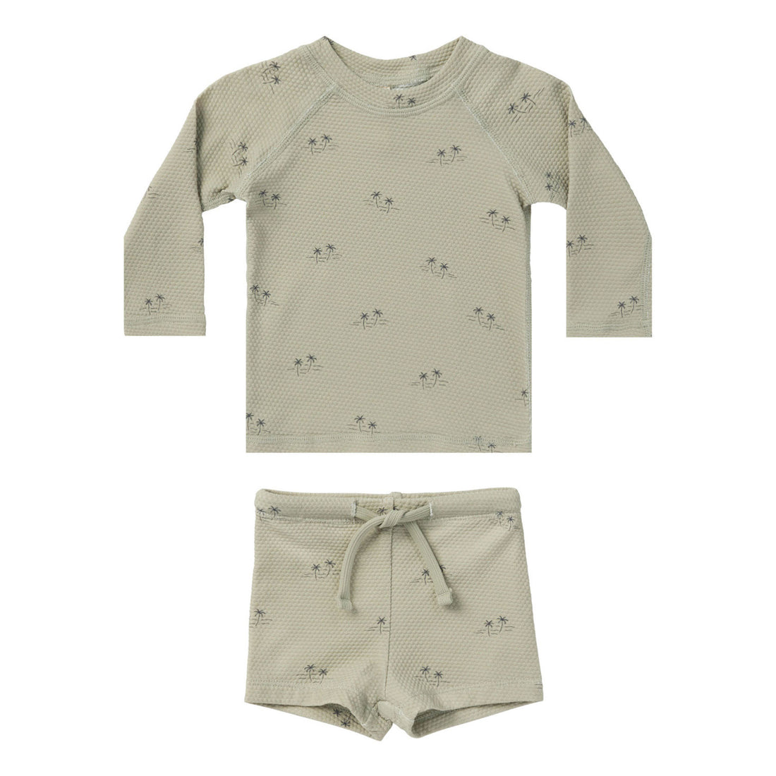 Quincy Mae Palm Trees Finn Rashguard + Short Set