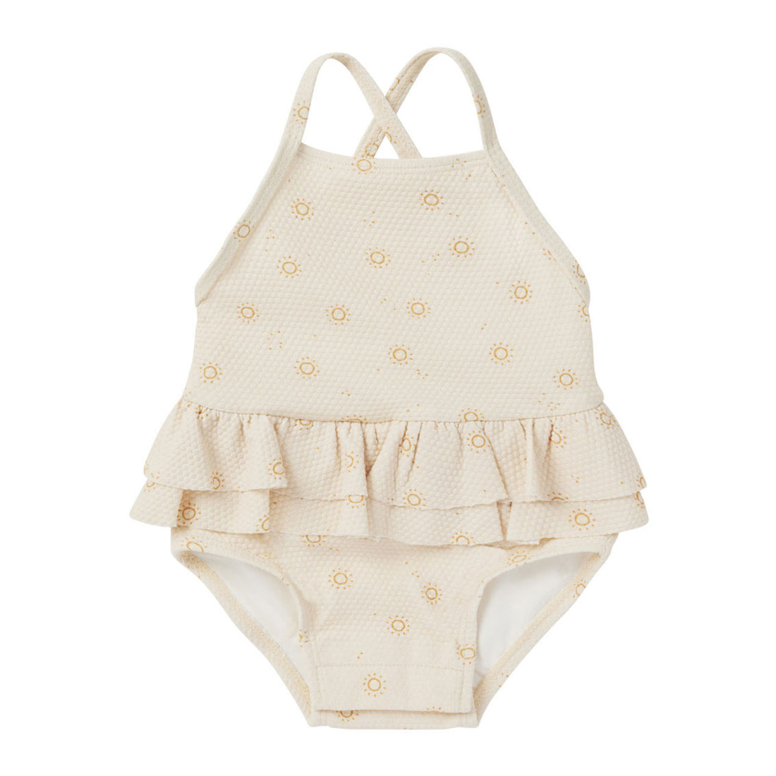 Quincy Mae Suns Ruffled One-Piece Swimsuit