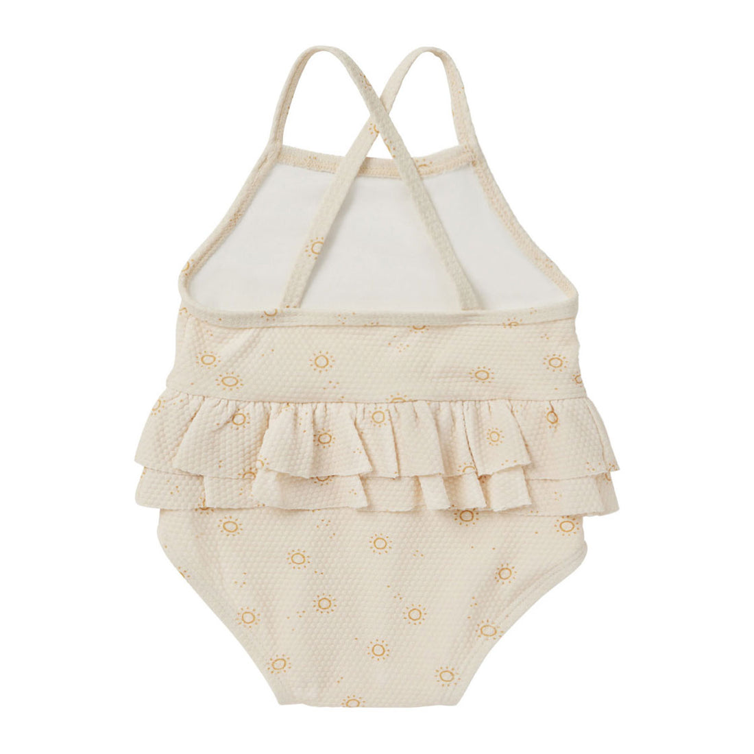 Quincy Mae Suns Ruffled One-Piece Swimsuit