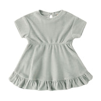 Quincy Mae Sage Terry Dress