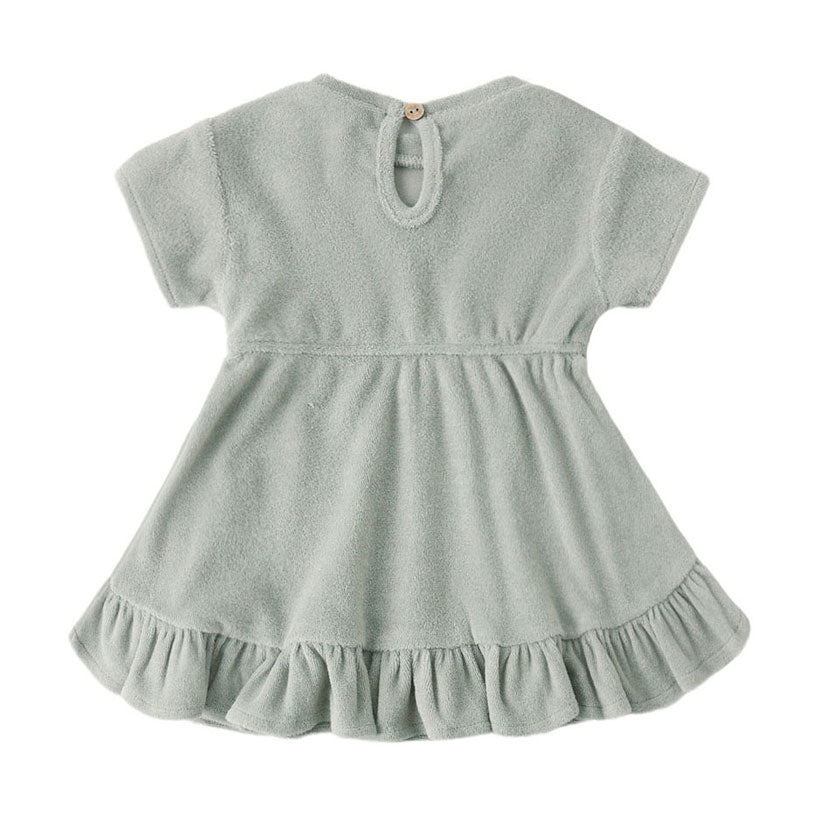 Quincy Mae Sage Terry Dress