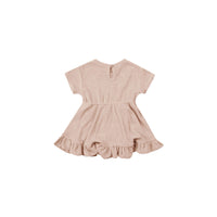 Quincy Mae Blush Terry Dress
