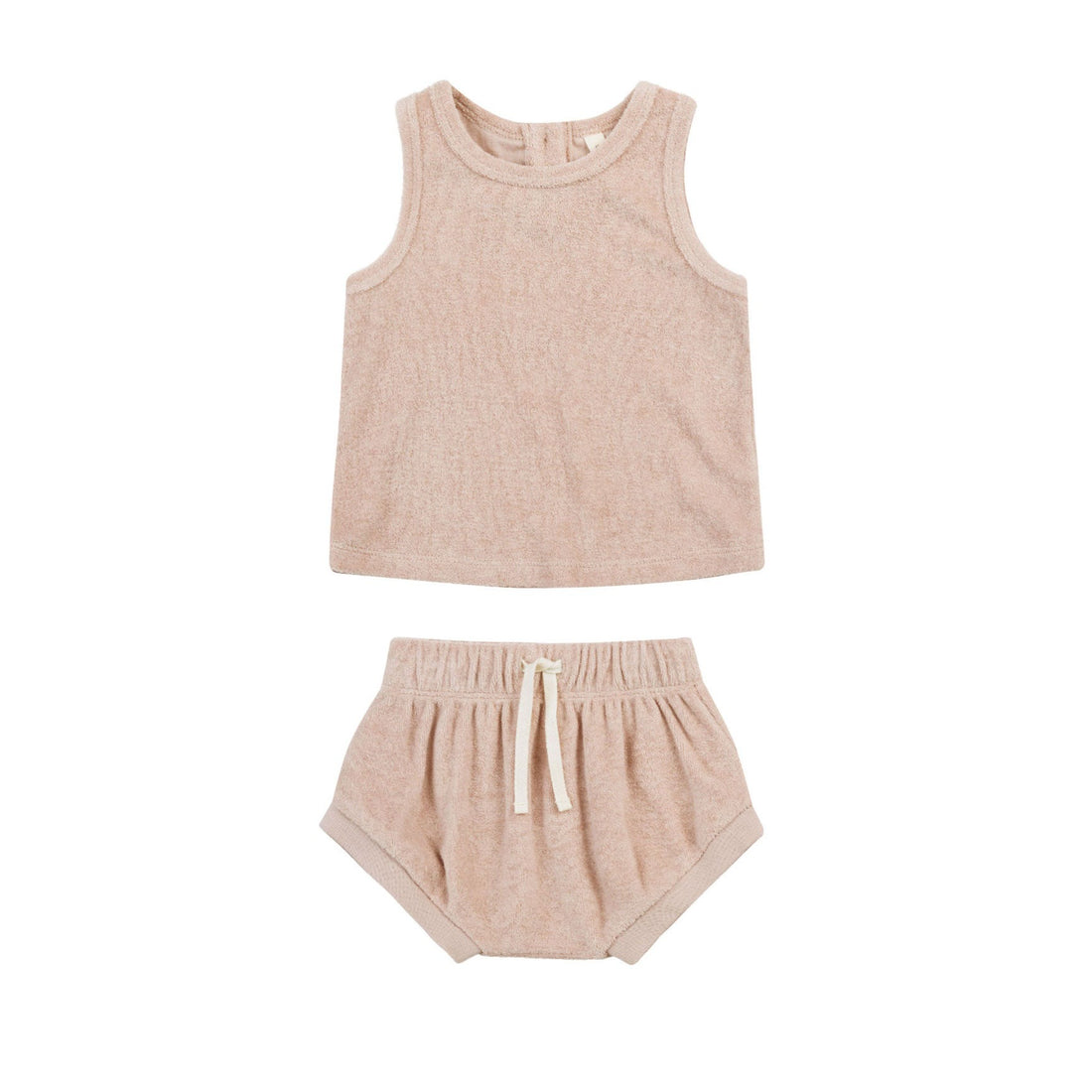 Quincy Mae Blush Terry Tank + Short Set