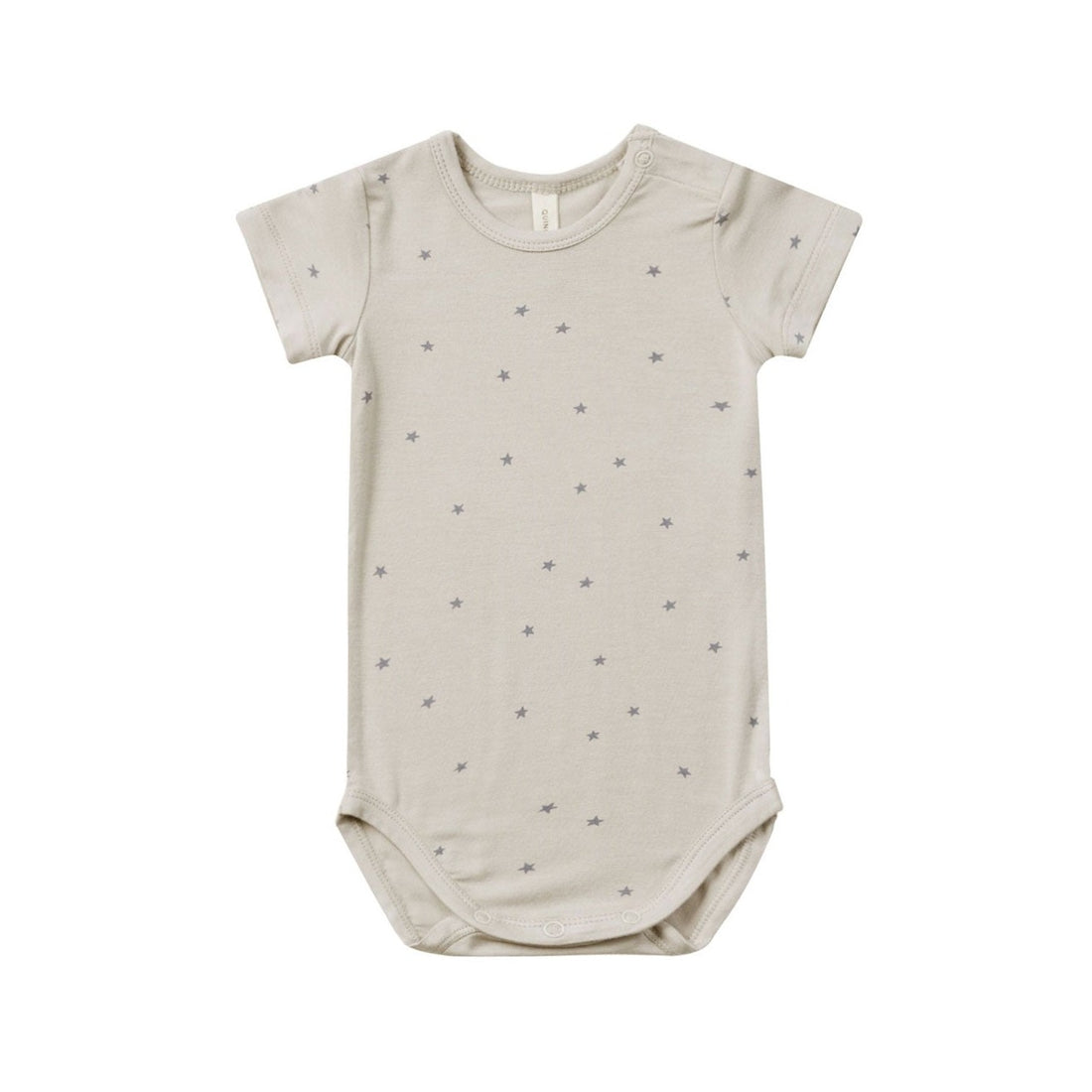 Quincy Mae Stars Bamboo Short Sleeve Bodysuit