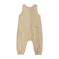 Quincy Mae Honey Stripe Sleeveless Jumpsuit