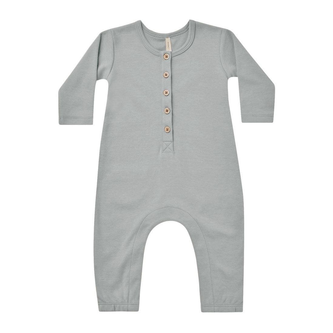 Quincy Mae Dusty Blue Long Sleeve Jumpsuit