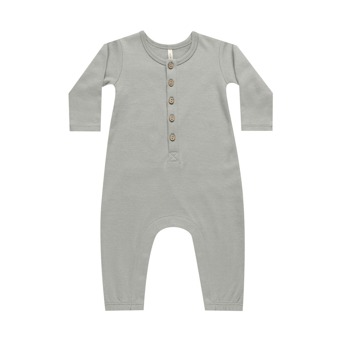Quincy Mae Dusty Blue Long Sleeve Jumpsuit