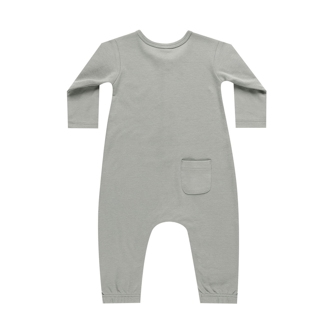 Quincy Mae Dusty Blue Long Sleeve Jumpsuit