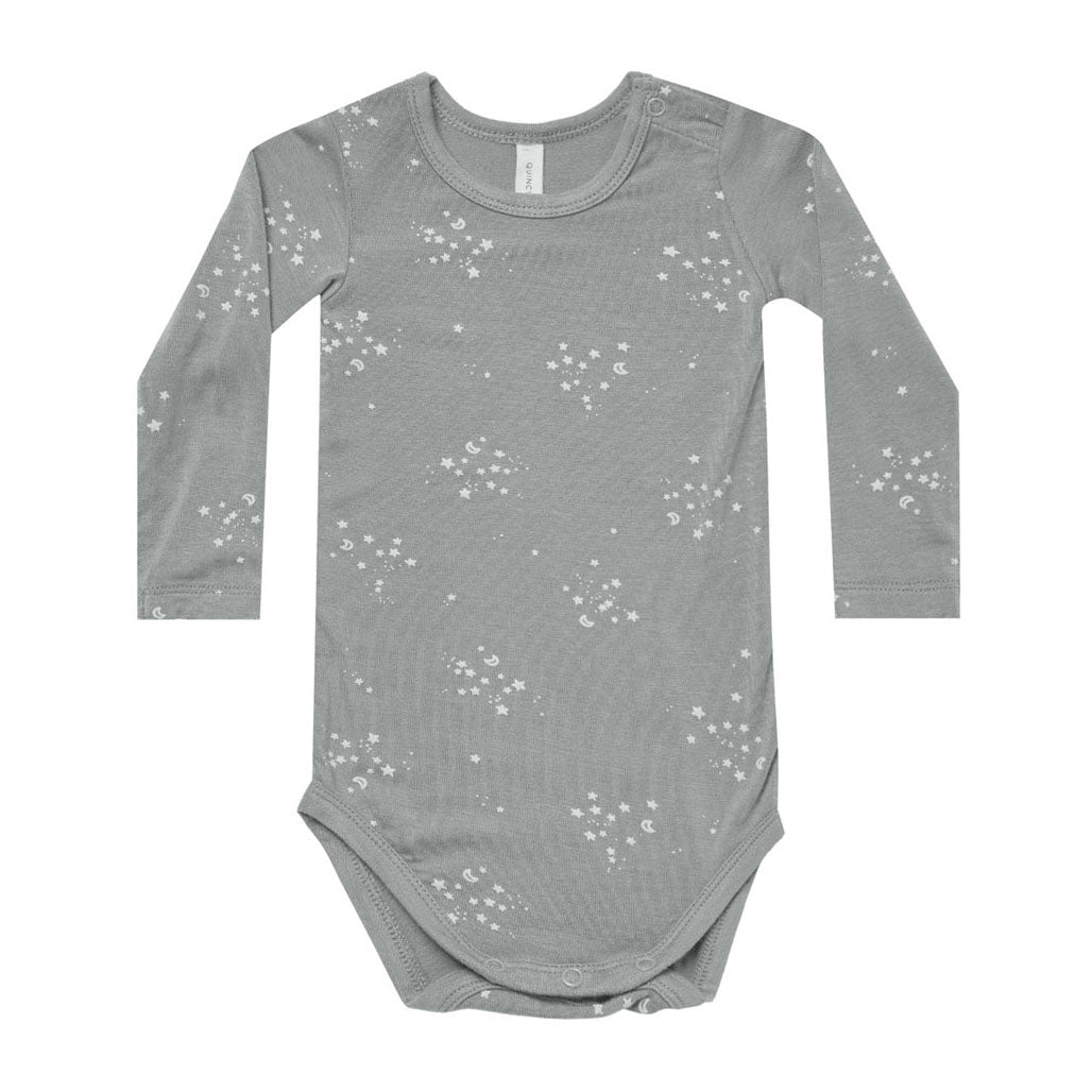 Quincy Mae Twinkle Bamboo Long Sleeve Bodysuit