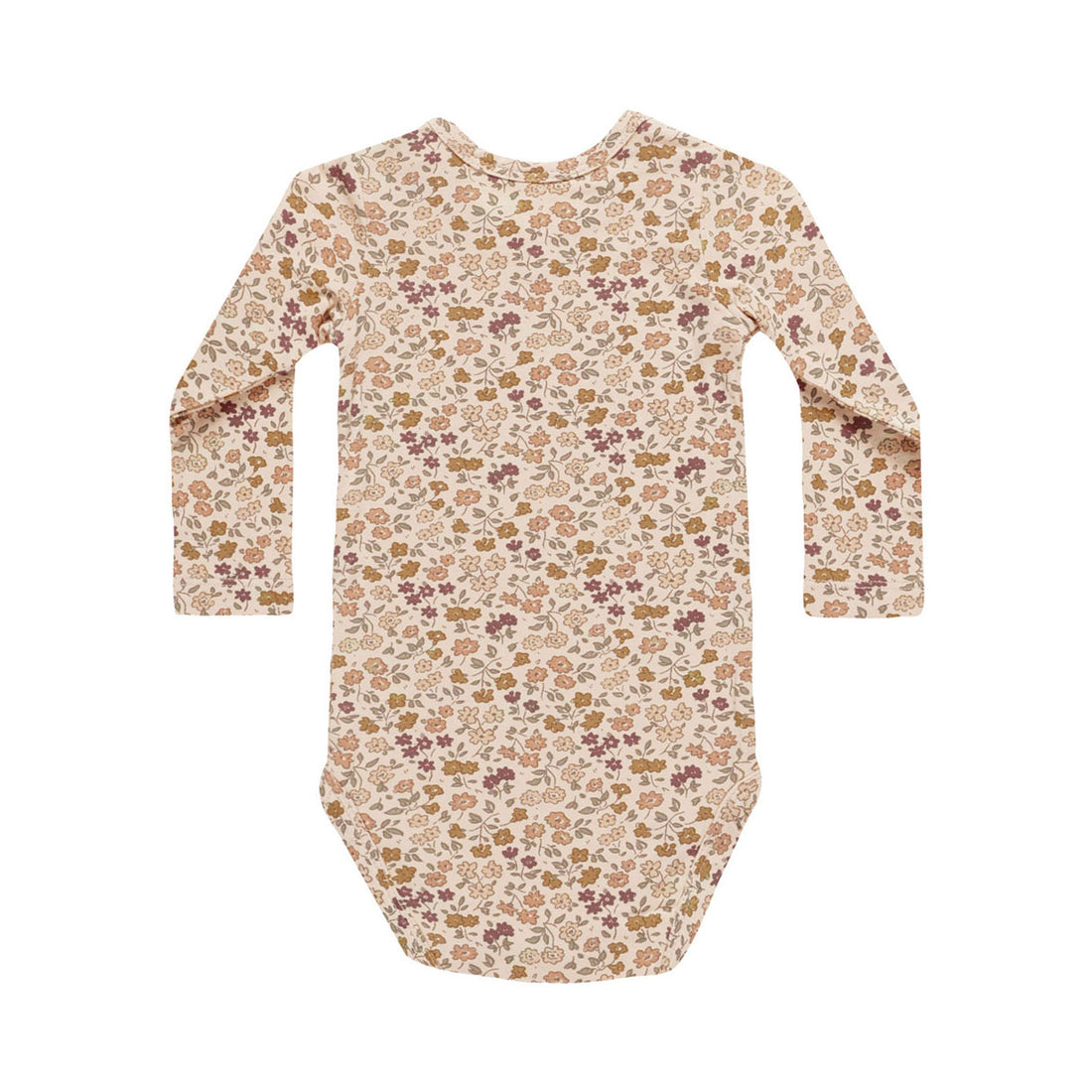 Quincy Mae Posy Bamboo Long Sleeve Bodysuit