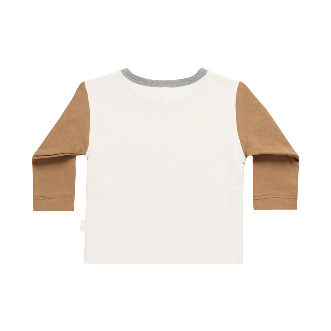 Quincy Mae Color Block Long Sleeve Pocket Tee