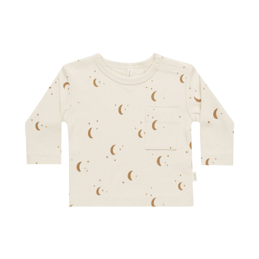 Quincy Mae Moons Long Sleeve Pocket Tee