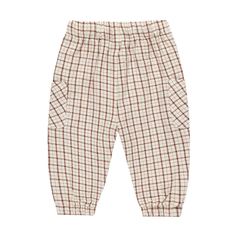 Quincy Mae Holiday Check Luca Pant