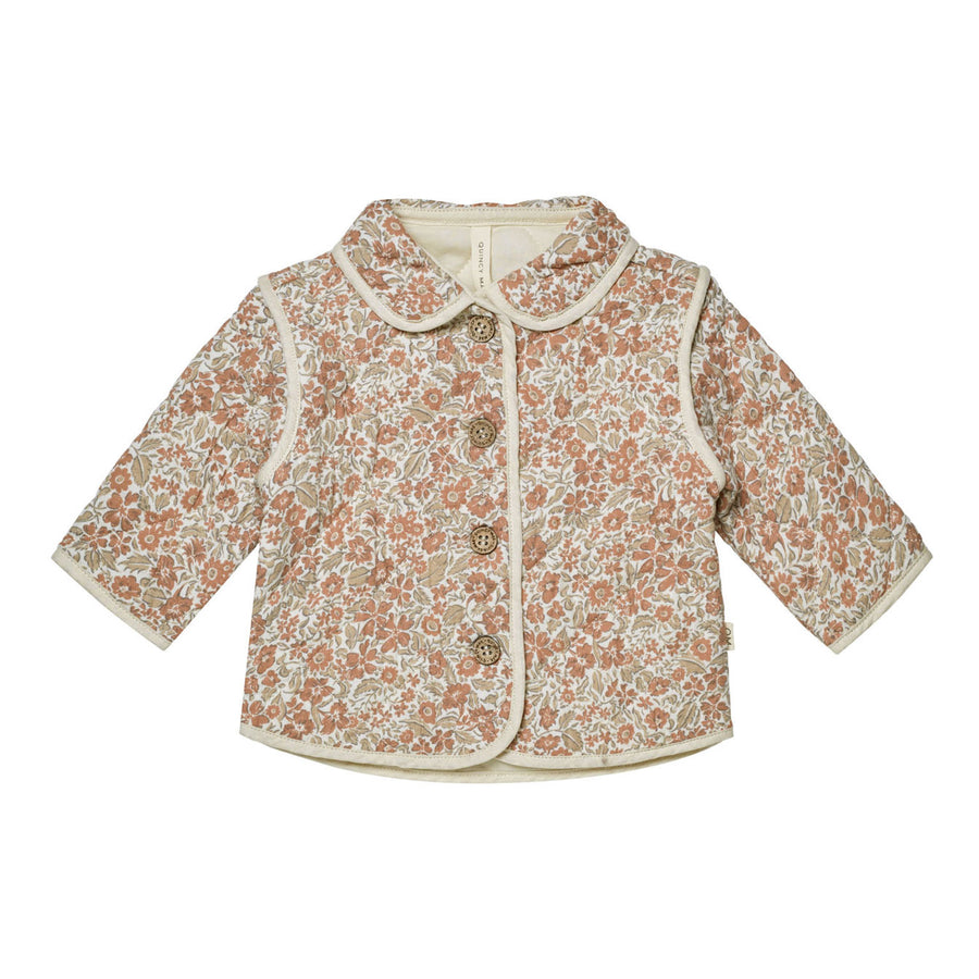 Quincy Mae Rose Garden Quilted Jacket