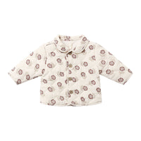 Quincy Mae Fall Floral Quilted Jacket