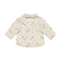 Quincy Mae Unicorns Quilted Jacket