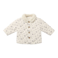Quincy Mae Winter Berry Quilted Jacket