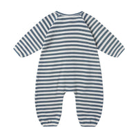 Quincy Mae Ocean Stripe Waffle Jumpsuit