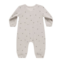 Quincy Mae Stars Waffle Long Sleeve Jumpsuit