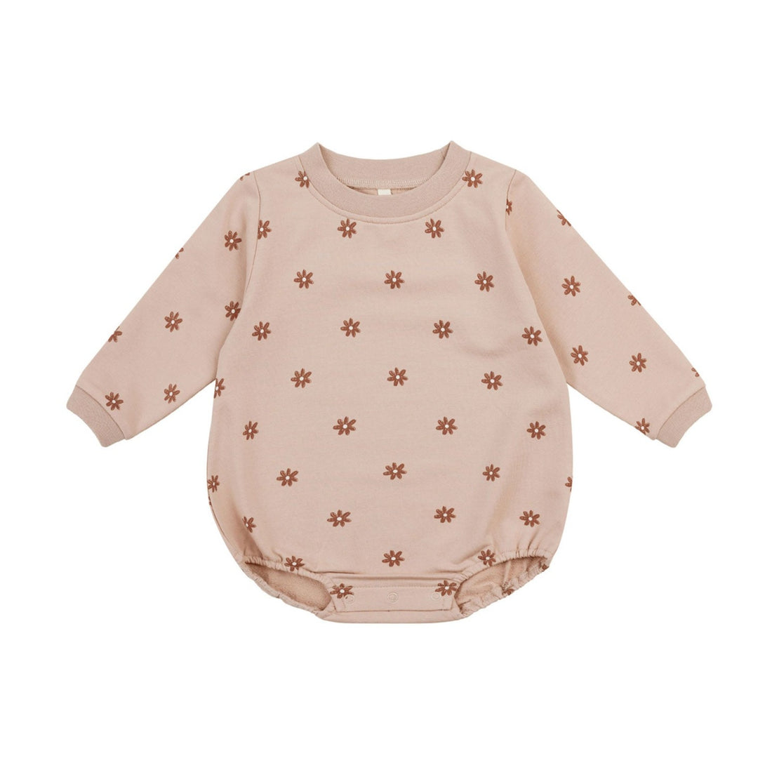 Quincy Mae Daisies Crewneck Bubble Romper