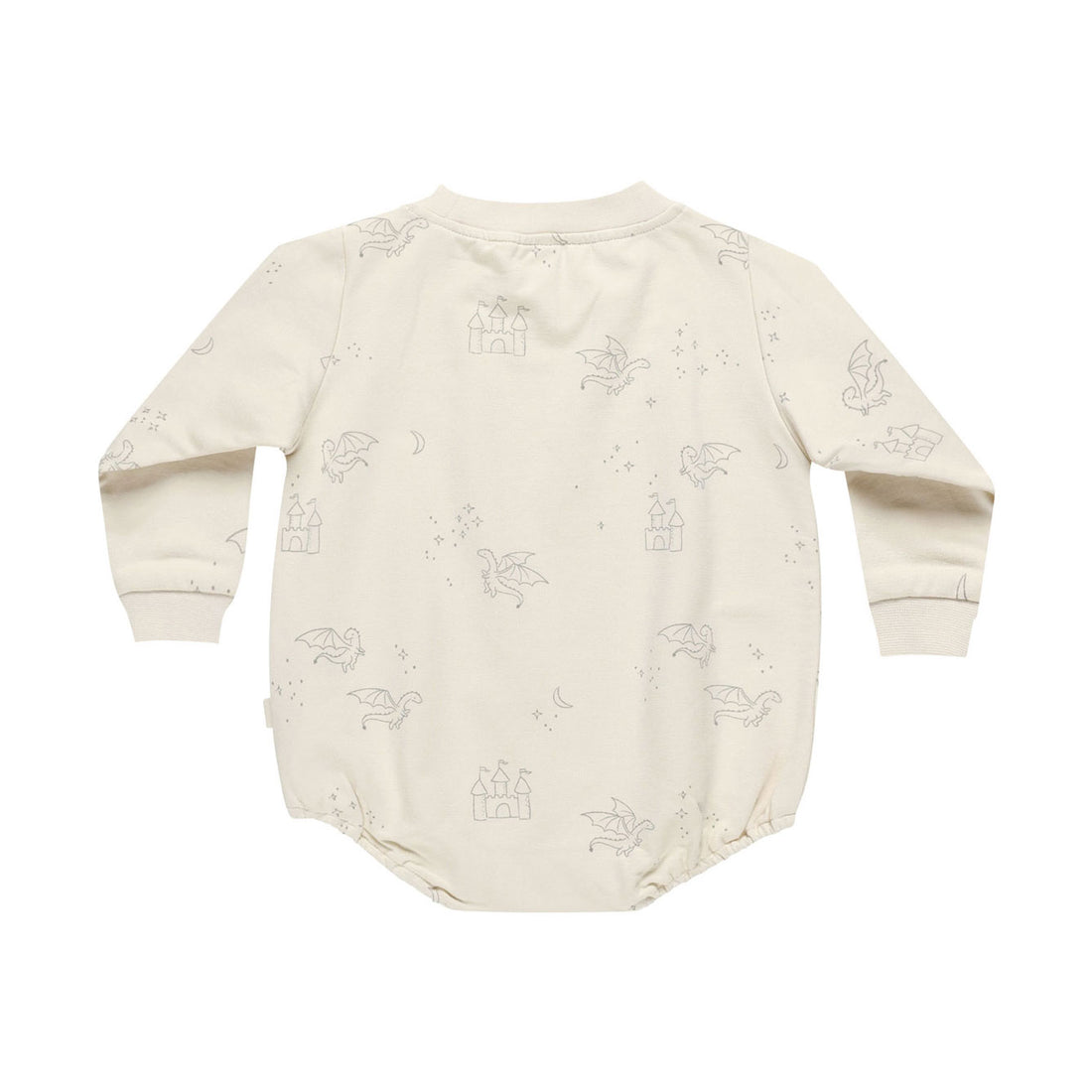 Quincy Mae Dragons Crewneck Bubble Romper