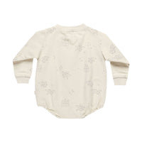 Quincy Mae Dragons Crewneck Bubble Romper