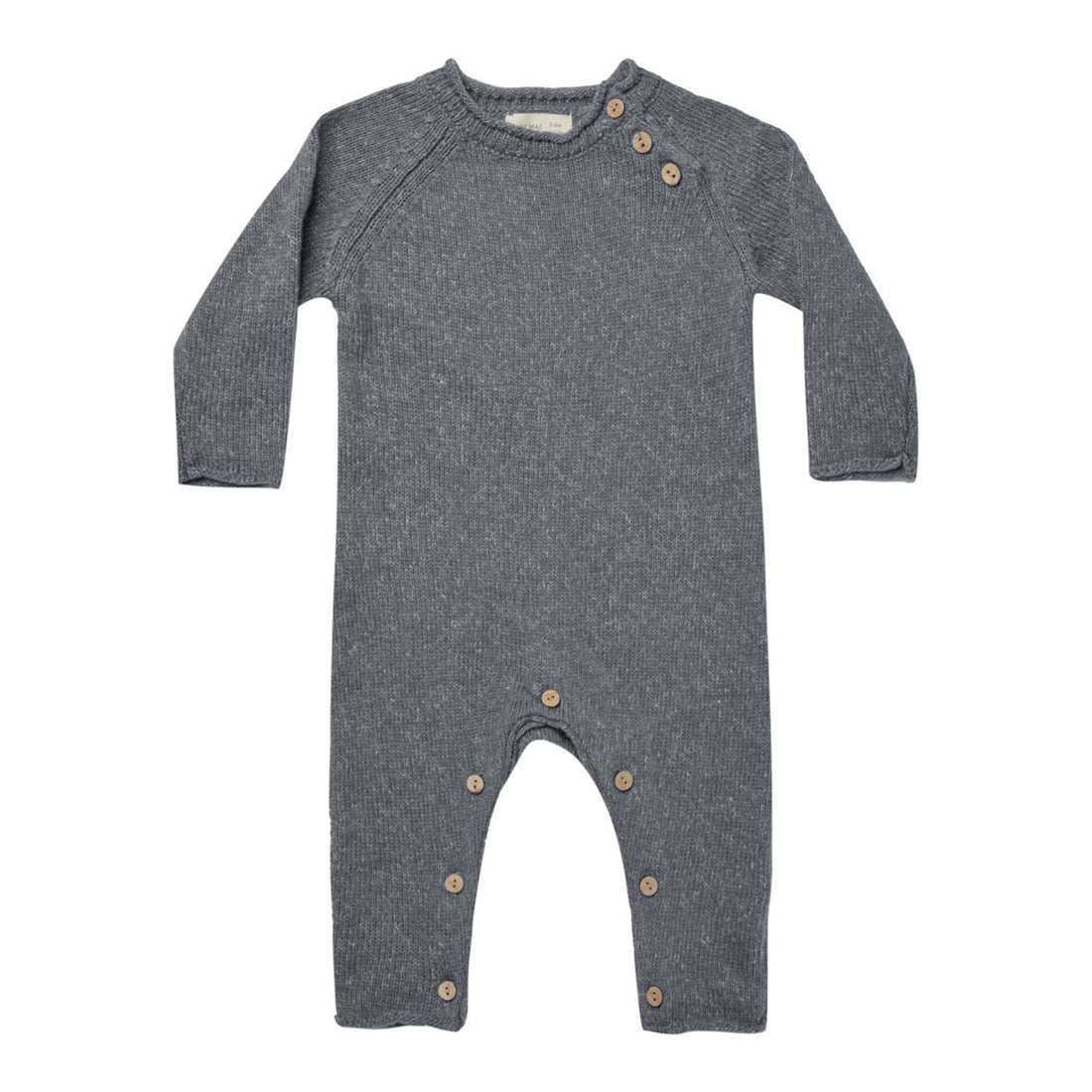 Quincy Mae Navy Cozy Heather Knit Jumpsuit
