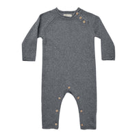 Quincy Mae Navy Cozy Heather Knit Jumpsuit