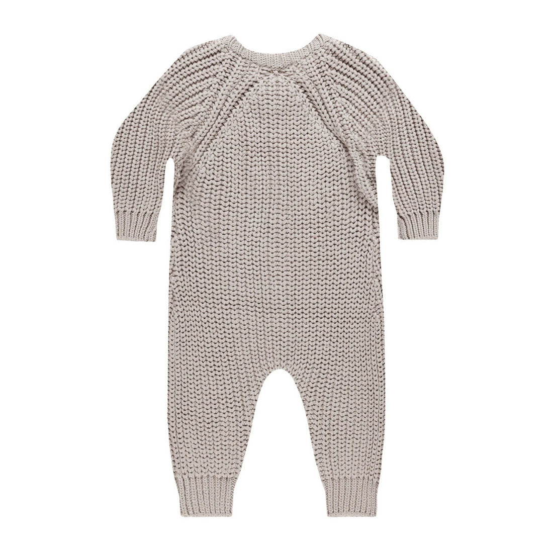 Quincy Mae Fog Chunky Knit Jumpsuit