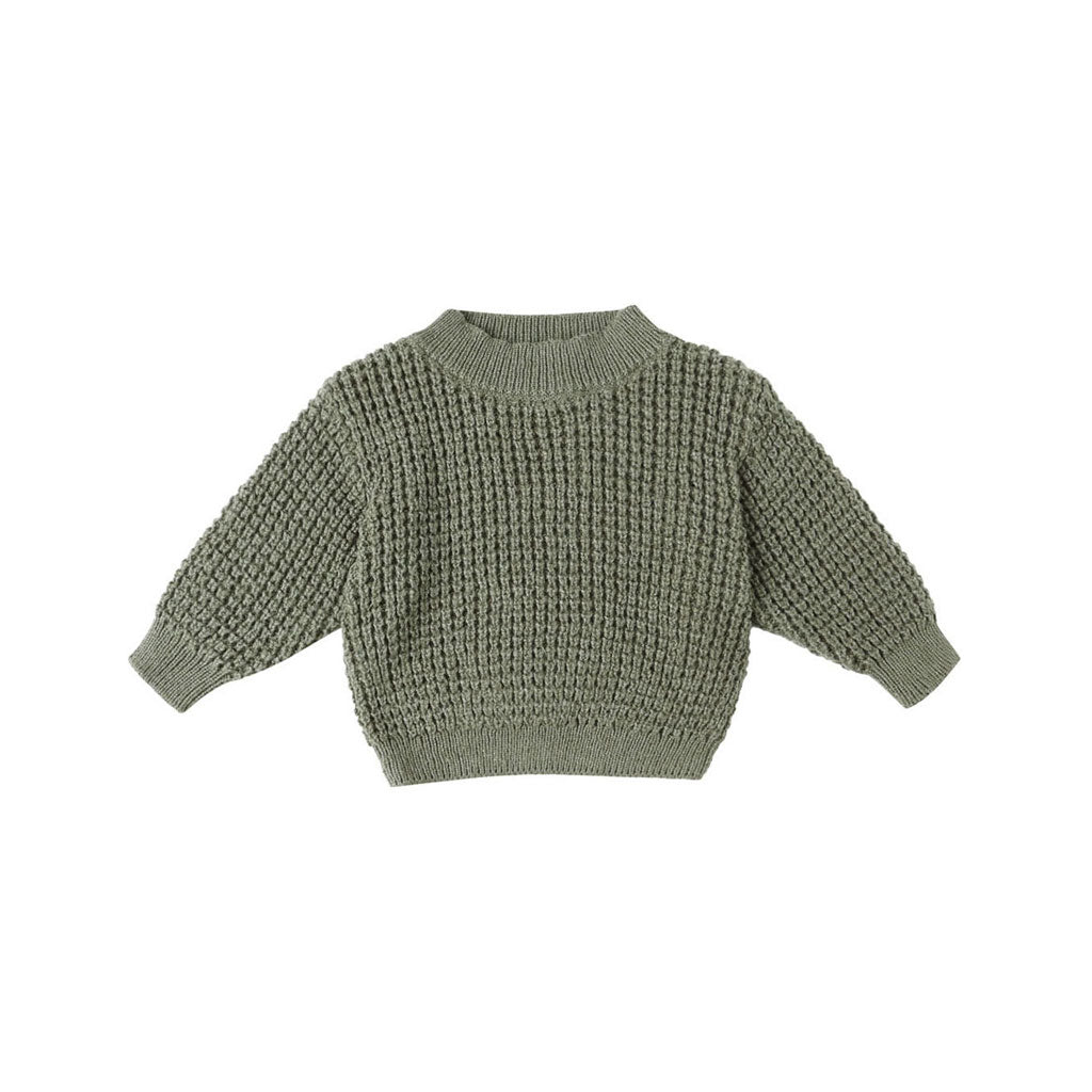 Quincy Mae Forest Chunky Knit Sweater