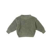 Quincy Mae Forest Chunky Knit Sweater
