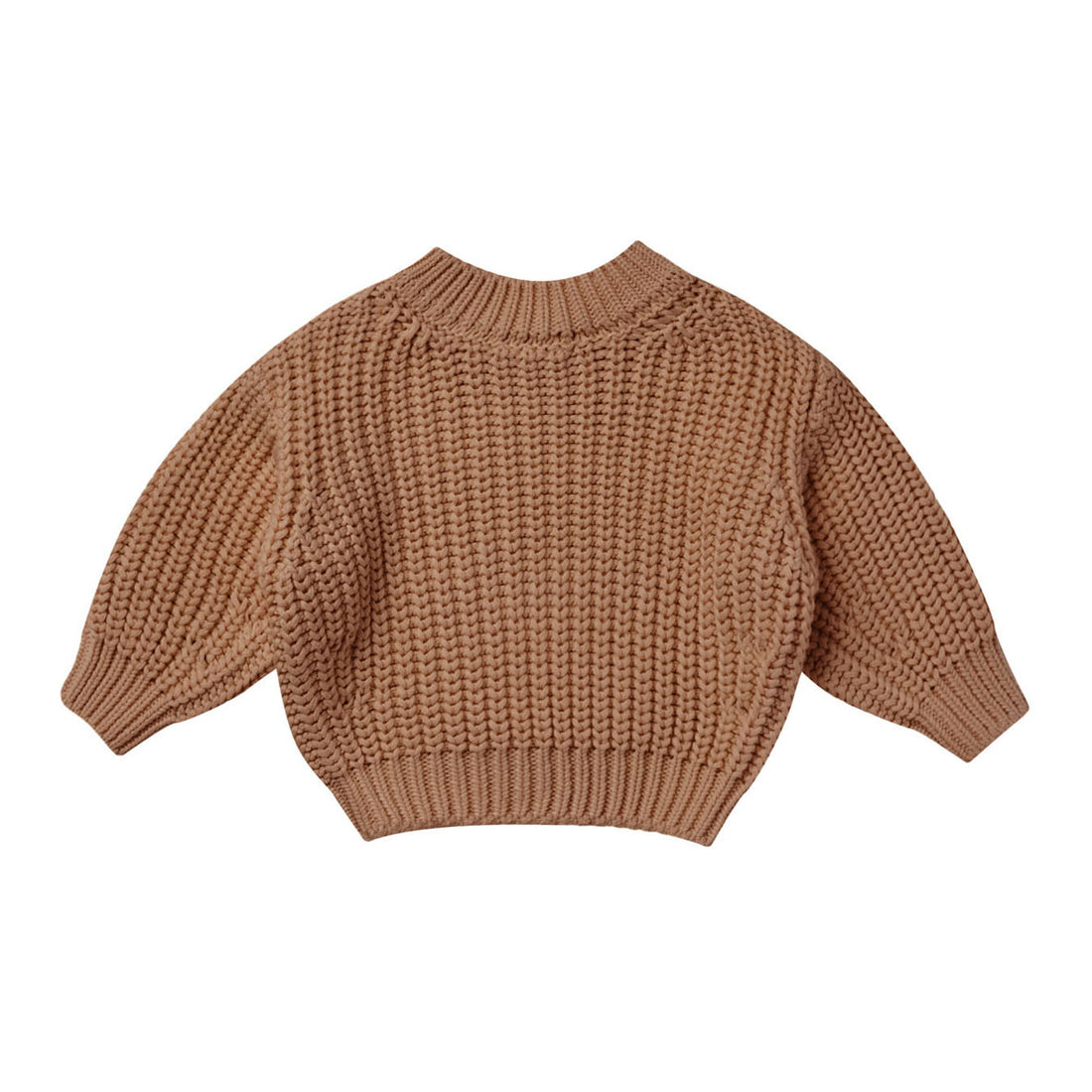 Quincy Mae Cinnamon Chunky Knit Sweater