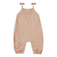 Quincy Mae Cherries Smocked Jumpsuit