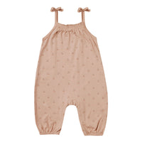 Quincy Mae Cherries Smocked Jumpsuit
