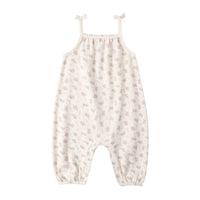 Quincy Mae Flower Field Smocked Jumpsuit