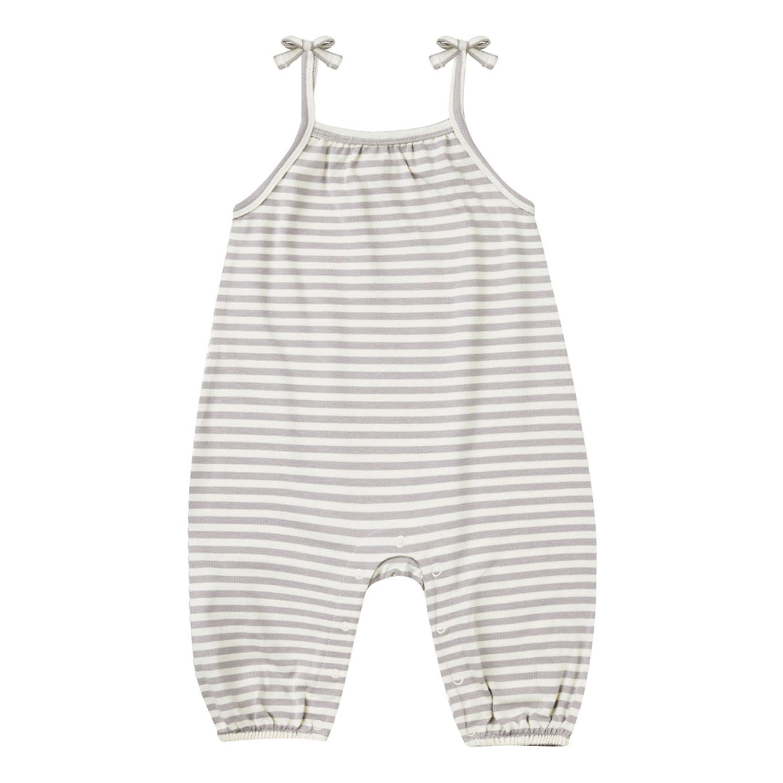 Quincy Mae Periwinkle Stripe Smocked Jumpsuit