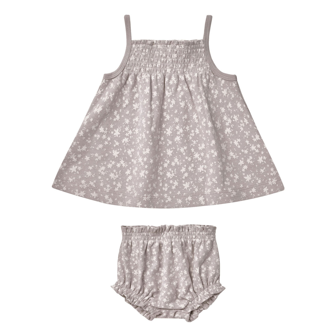 Quincy Mae Scatter Smocked Tank + Bloomer Set
