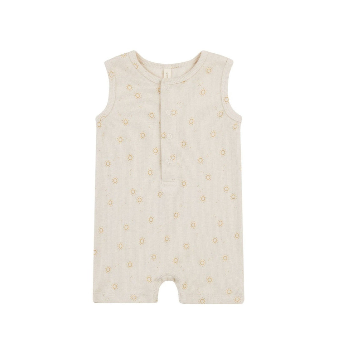 Quincy Mae Suns Ribbed Henley Romper