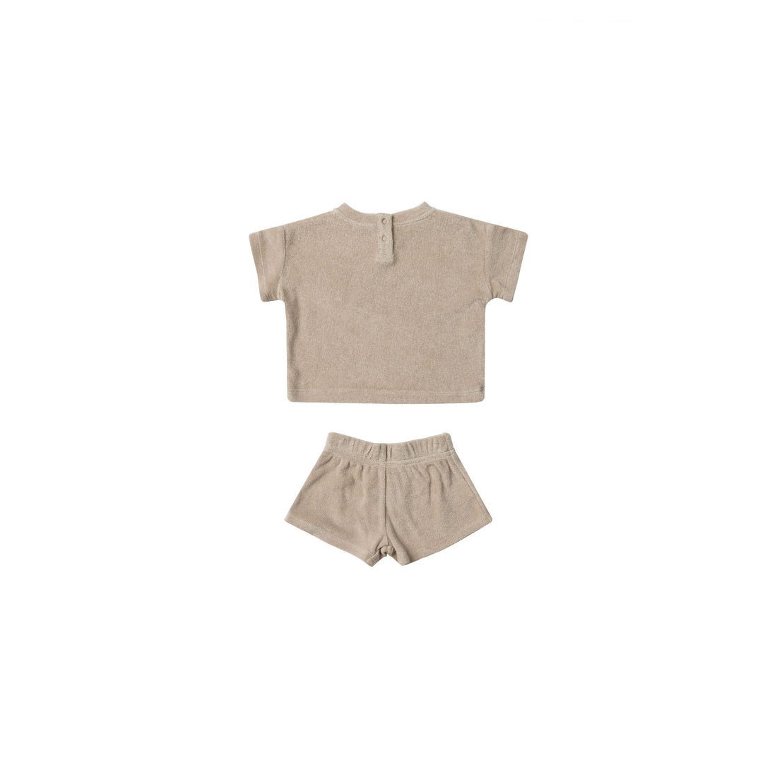 Quincy Mae Oat Terry Tee + Shorts Set