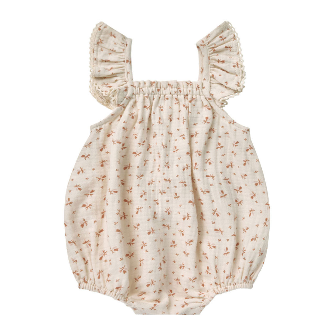 Quincy Mae Clay Ditsy Bonnie Romper