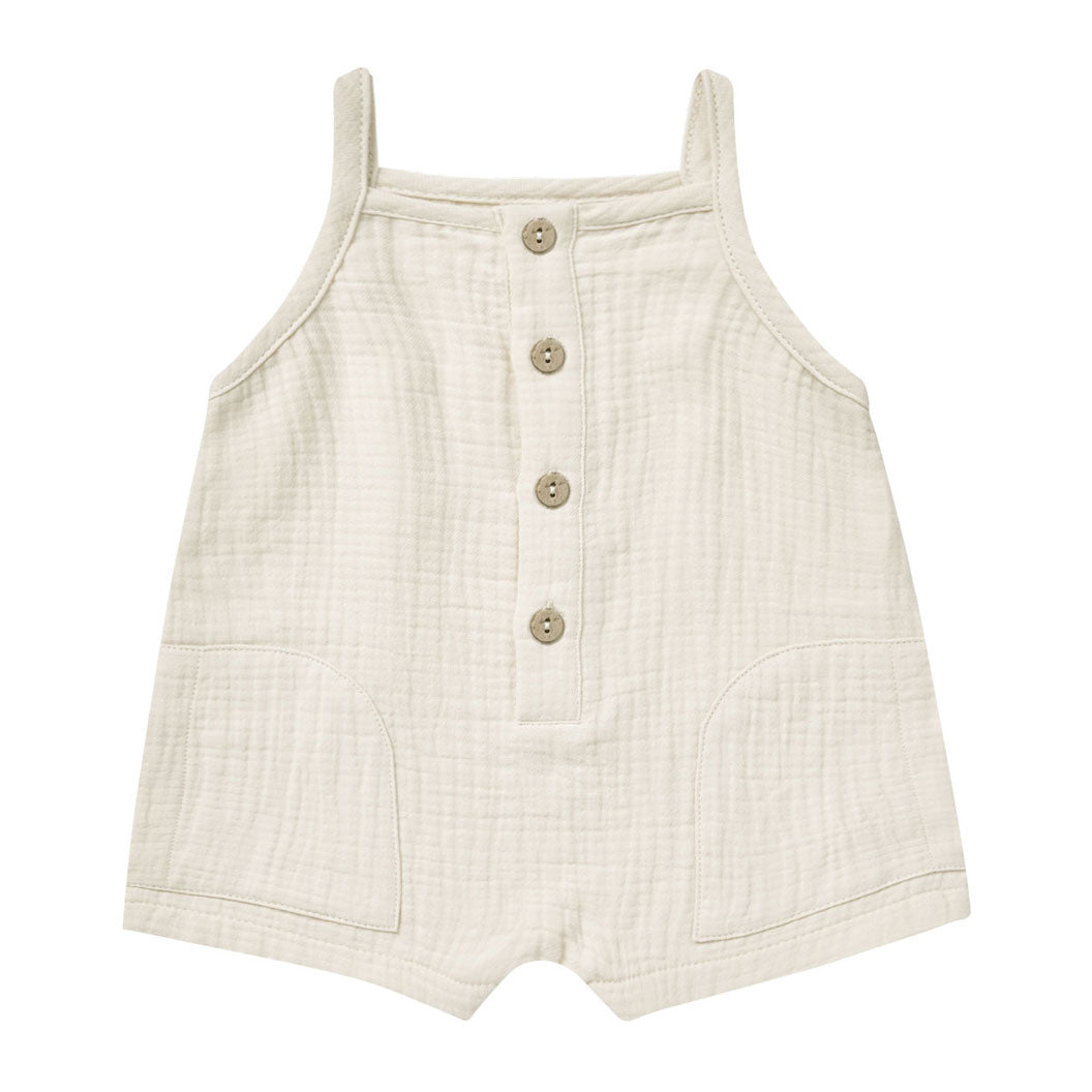 Quincy Mae Natural Oakley Romper