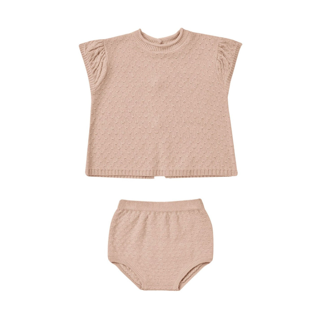 Quincy Mae Blush Penny Knit Set