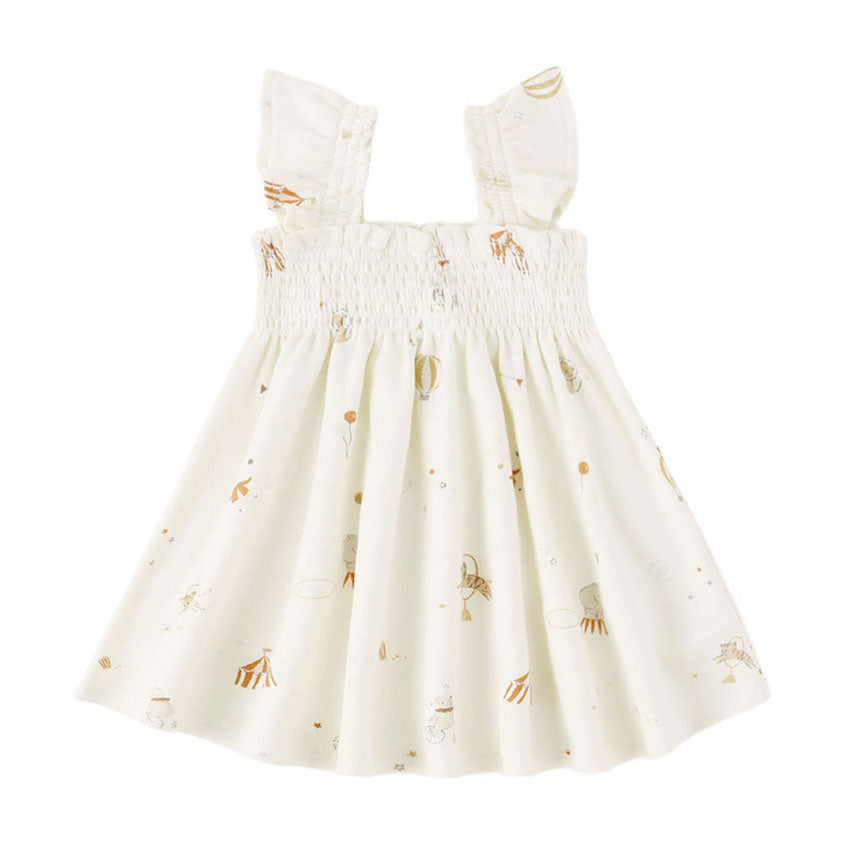 Quincy Mae Carnival Smocked Jersey Dress