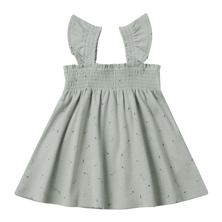 Quincy Mae Constellations Smocked Jersey Dress