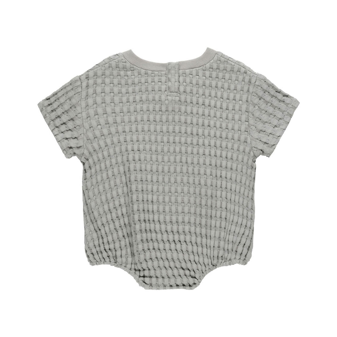 Quincy Mae Dusty Blue Relaxed Bubble Romper