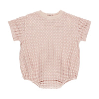 Quincy Mae Bubble Gum Relaxed Bubble Romper