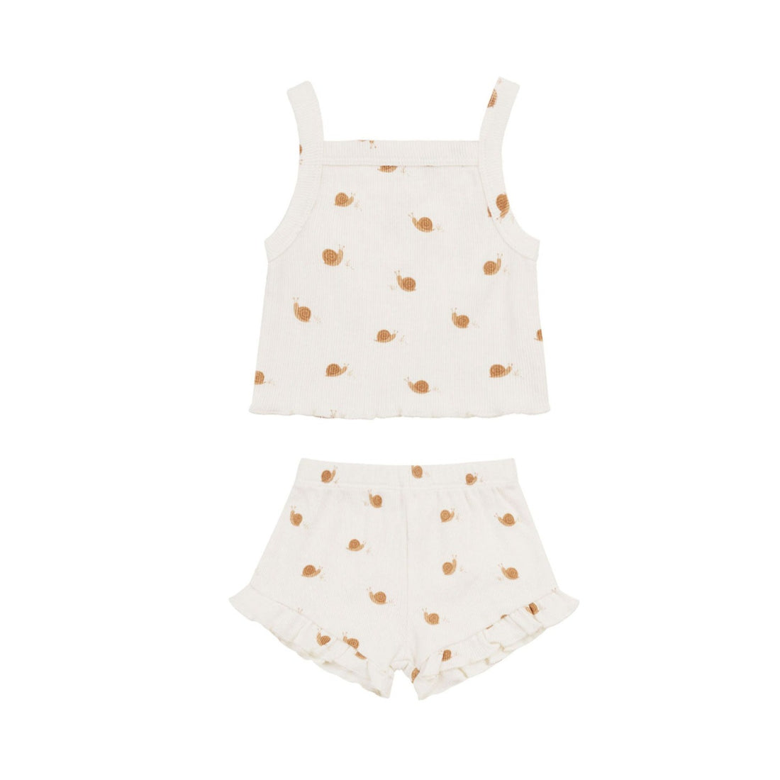 Quincy Mae Snails Evie Tank + Shortie Set