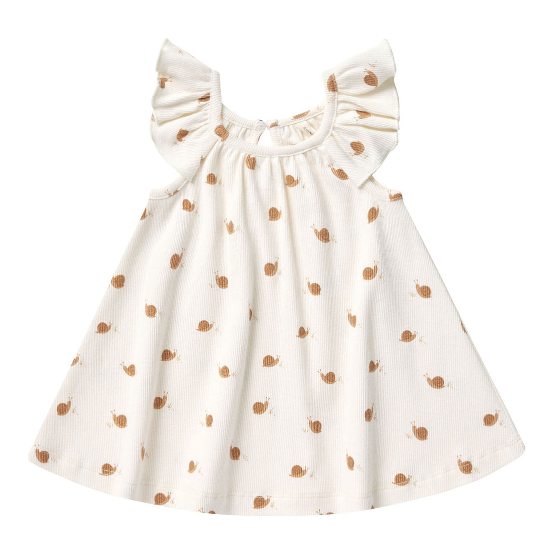 Quincy Mae Snails Ruffle Swing Dress